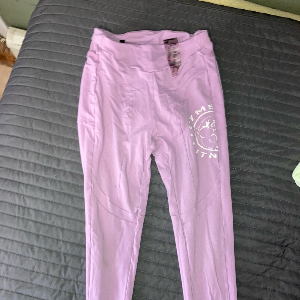Gym shark pink pocket leggings